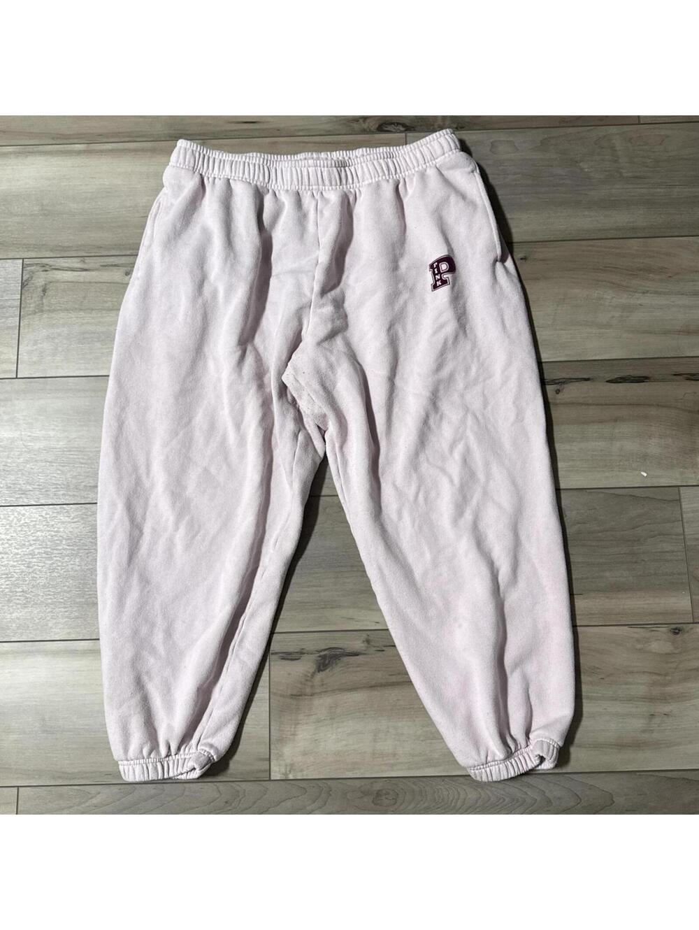 Victoria's Secret PINK Light Pink Fleece Jogger Sweatpants XL